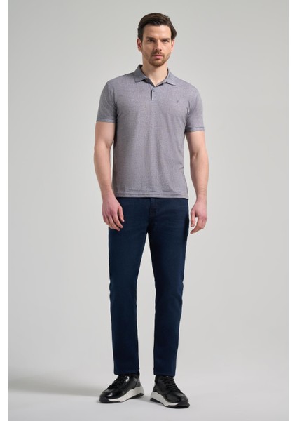 Siyah Kısa Kol Baskılı Pike Polo Yaka Cepsiz Esnek Casual Slim Fit Tişört 1011250151 fiyatları