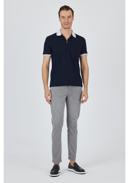 Kısa Kol Düz Pike Polo Yaka Cepsiz Pamuk Slim Fit Tişört 1011250130 fiyatları