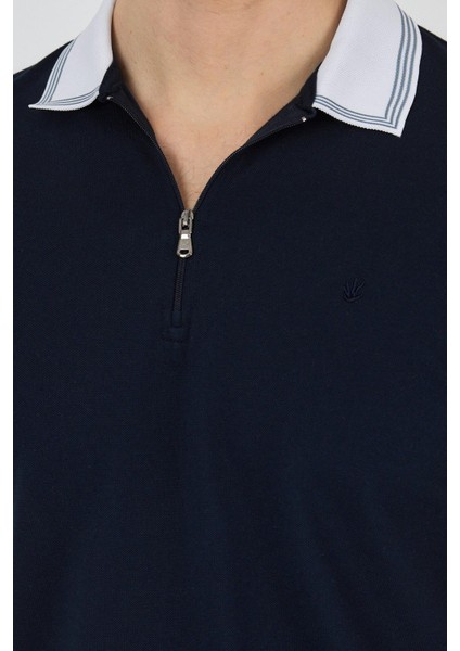 Kısa Kol Düz Pike Polo Yaka Cepsiz Pamuk Slim Fit Tişört 1011250130 fırsatları