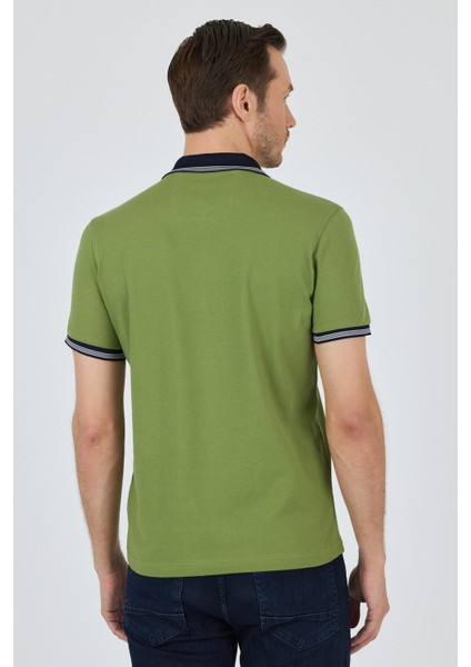 Kısa Kol Düz Pike Polo Yaka Cepsiz Pamuk Slim Fit Tişört 1011250130 indirimleri