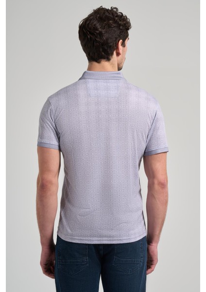 Gri Kısa Kol Baskılı Pike Polo Yaka Cepsiz Esnek Casual Slim Fit Tişört 1011250150 indirimleri