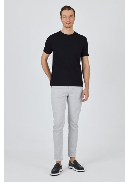 Siyah Kısa Kol Bisiklet Yaka Cepsiz Pamuklu Casual Slim Fit Tişört 1011250165 fiyatları
