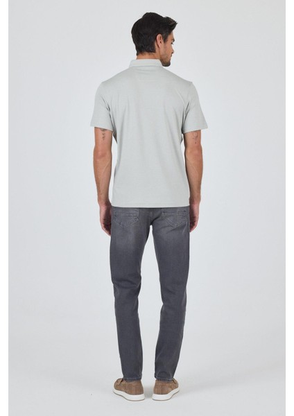 Gri Kısa Kol Düz Suprem Polo Yaka Cepsiz Pamuklu Casual Slim Fit Tişört 1011250160_601 indirimleri