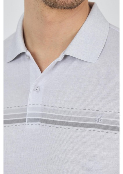 Kısa Kol Baskılı Pike Polo Yaka Cepsiz Slim Fit Tişört 1011250168 fırsatları