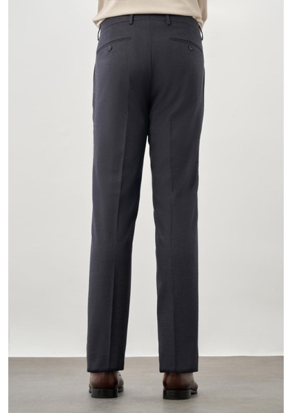 Lacivert Esnek Yandan Cepli Comfort Fit Classic Pantolon 1003245207 fırsatları