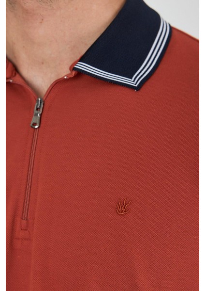 Kısa Kol Düz Pike Polo Yaka Cepsiz %100 Pamuk Slim Fit Tişört 1011250130 fırsatları