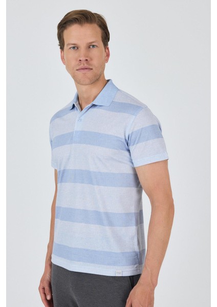 Kısa Kol Desenli Pike Polo Yaka Cepsiz Slim Fit Tişört 1011250128 modelleri
