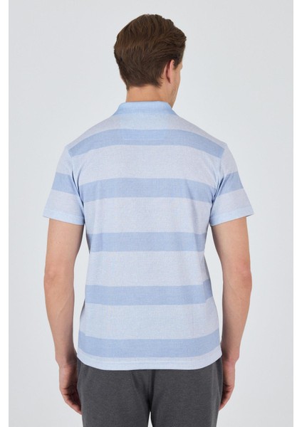Kısa Kol Desenli Pike Polo Yaka Cepsiz Slim Fit Tişört 1011250128 indirimleri