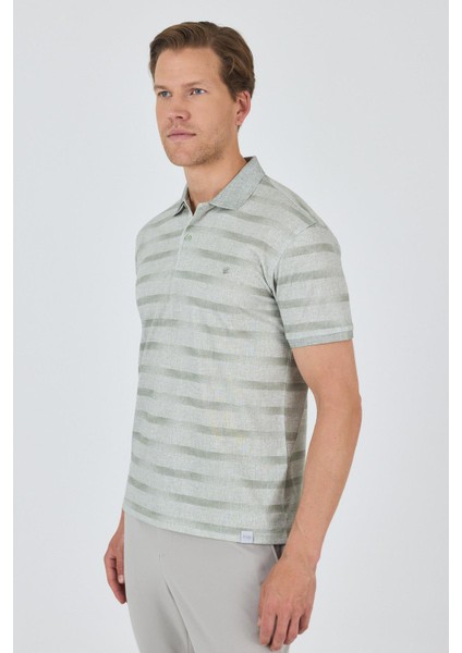 Kısa Kol Baskılı Pike Polo Yaka Cepsiz Slim Fit Tişört 1011250170 modelleri