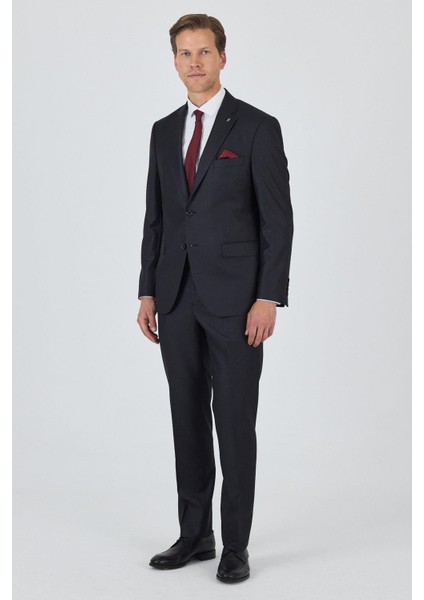 Düz Filafil Mono Yaka Tam Astar 6 Drop Comfort Fit Takım Elbise 1001250170 fiyatları
