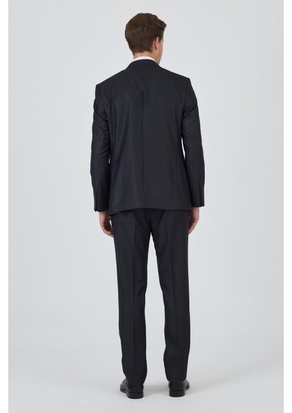Düz Filafil Mono Yaka Tam Astar 6 Drop Comfort Fit Takım Elbise 1001250170 indirimleri