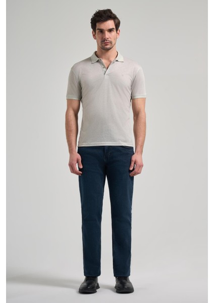 Açık Yeşil Kısa Kol Baskılı Pike Polo Yaka Cepsiz Esnek Casual Slim Fit Tişört 1011250151 fiyatları