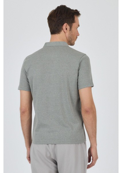 Koyu Yeşil Kısa Kol Düz Suprem Polo Yaka Cepsiz Pamuklu Casual Slim Fit Tişört 1011250164_700 indirimleri