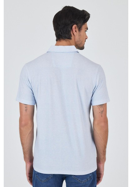 Koyu Mavi Polo Yaka Kısa Kol Cepsiz Slim Fit Classic Tişört 1011250176 indirimleri