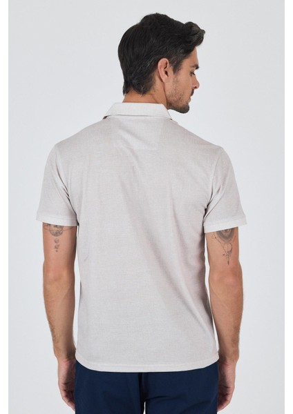 Kısa Kol Baskılı Pike Polo Yaka Cepsiz Slim Fit Tişört 1011250168 indirimleri