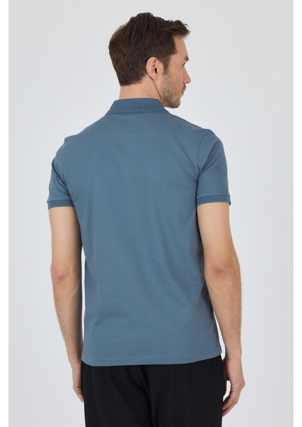 Mavi Kısa Kol Düz Pike Polo Yaka Cepsiz Pamuk Casual Slim Fit Tişört 1011250157_302 indirimleri