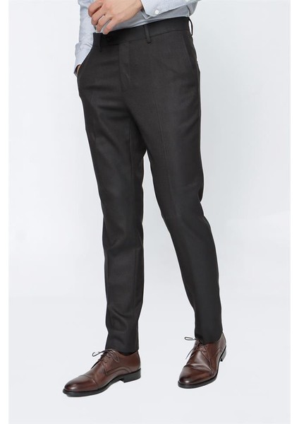 Slim Fit Dar Kesim Klasik Pantolon 1003225167