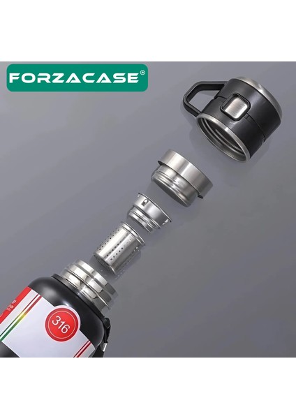 Paslanmaz Çelik 1 Litre 10 Saat Sıcak Soğuk Tutan Bardaklı Bitki Hazneli Çay Kahve Su Termosu - FC938 fiyatları