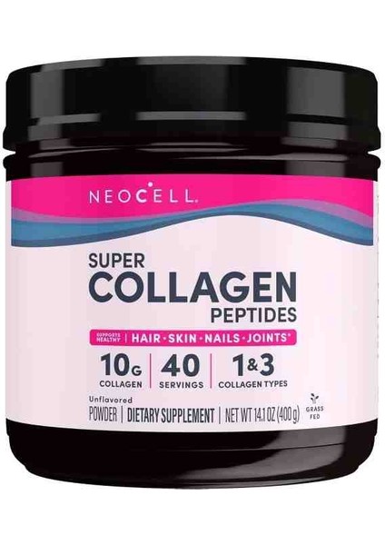 Super Collagen Peptides 400 gr 40 Servis