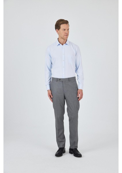 Gri Esnek Yandan Cepli Comfort Fit Classic Pantolon 1003250154 modelleri
