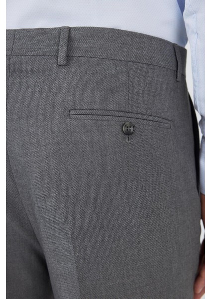 Gri Esnek Yandan Cepli Comfort Fit Classic Pantolon 1003250154 indirimleri