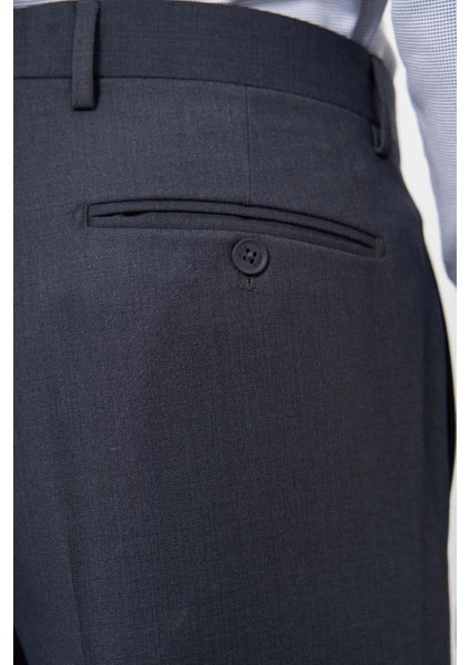 Lacivert Yandan Cepli Comfort Fit Classic Pantolon 1003245157 fırsatları