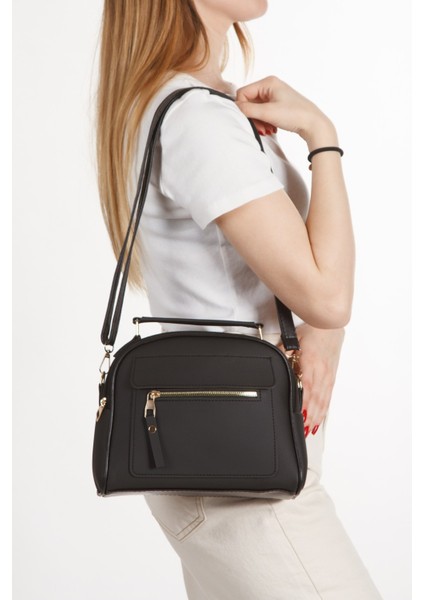 Kadın Kumaş El ve Omuz Çantası NEWPOLO317 - Siyah indirimleri