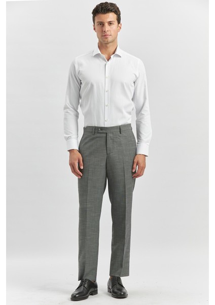Füme Esnek Yandan Cepli Comfort Fit Classic Pantolon 1003240163 modelleri