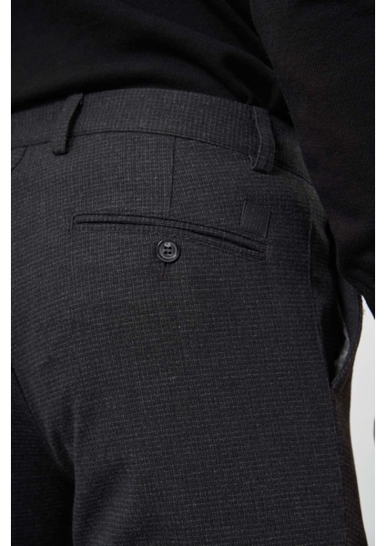 Siyah Esnek Yandan Cepli Casual Comfort Fit Chino Pantolon 1003245158 fırsatları