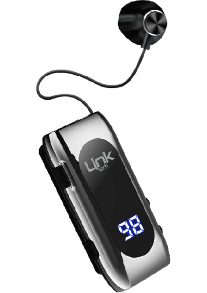 V80 Pro Makaralı Titreşimli 20 Saat Bluetooth Kulaklık (Gümüş)