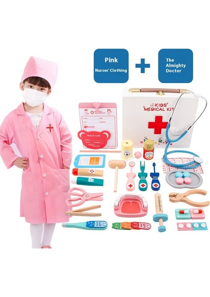 Simülasyon Doktor Oyun Seti Oyun Doktoru Hemşire (Yurt Dışından)