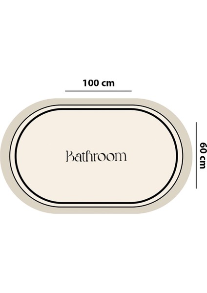 Farbelle 60x100 cm Tekli Banyo Paspas Seti, Kaydırmaz Tabanlı djtbanyo fiyatları