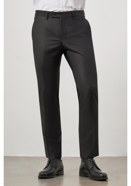 Siyah Yandan Cepli Slim Fit Classic Pantolon 1003245152 indirimleri