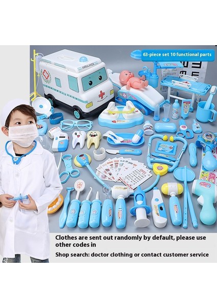 Çocuk Doktor Oyuncak Seti Simülasyon Kız Enjeksiyon Stetoskop Hemşire Tıbbi Kurtarma Çocuk Oyuncakları (Yurt Dışından)