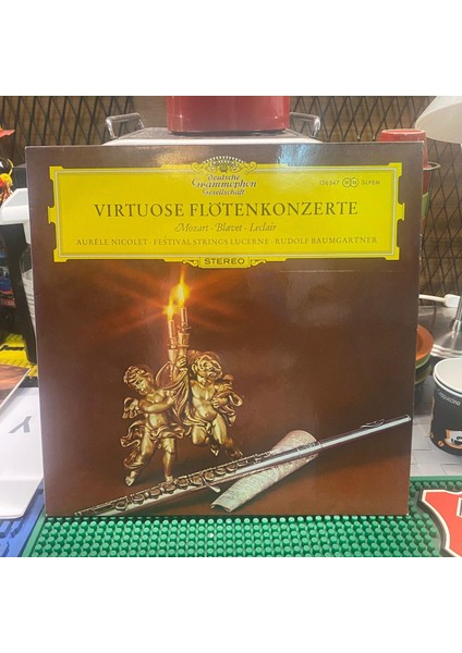 Mozart, Blavet, Leclair - Virtuoso Flute Concerts Plak Isviçre Baskı