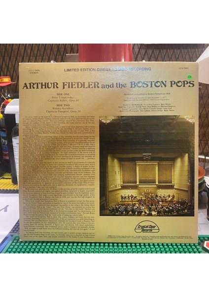 Arthur Fiedler And The Boston Pops * –ıtalian Capriccio - Spanish Capriccio 1978 Plak Isviçre Baskı