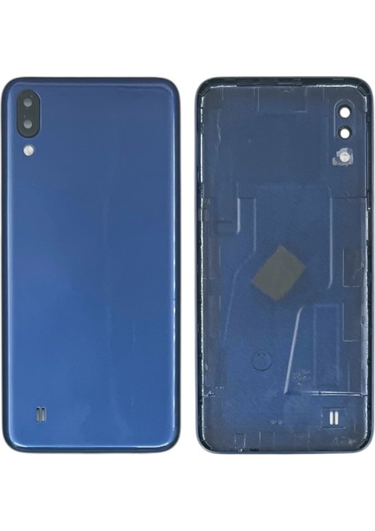 Samsung Galaxy M10 Uyumlu Kamera Camlı Batarya Kapağı