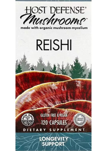 Mushrooms Reishi 120 Capsules