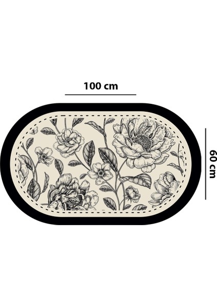Rasse Tekli 60x100 cm Banyo Paspas Seti, Kaydırmaz Tabanlı djtbanyo fiyatları