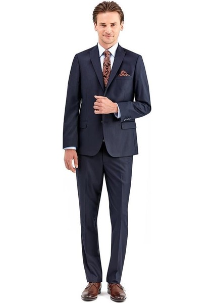 Lacivert Gabardin Kırlangıç Yaka Astarlı 6 Drop Slim Fit Dar Kesim Takım Elbise 1001220011 fiyatları