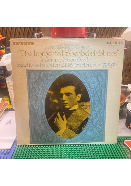 The Mercury Theatre On The Air Starring Orson Welles –the Immortal Sherlock Holmes 1974 Plak Isviçre Baskı