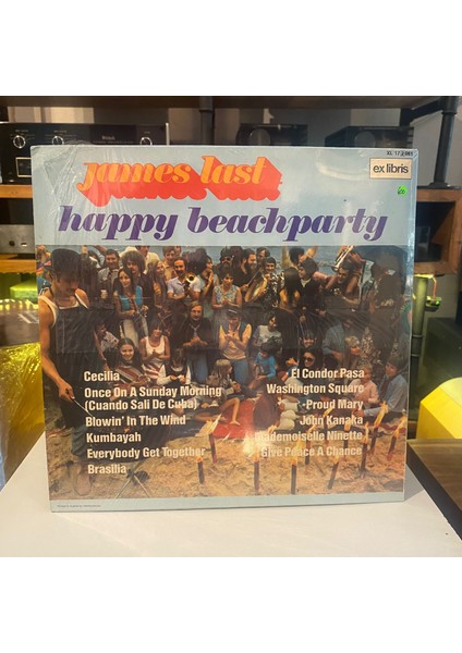 James Last - Happy Beachparty Plak Isvıcre Baskı