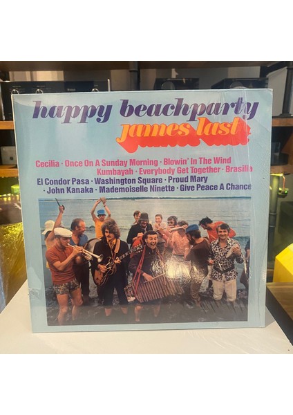 James Last - Happy Beachparty Plak Isvıcre Baskı