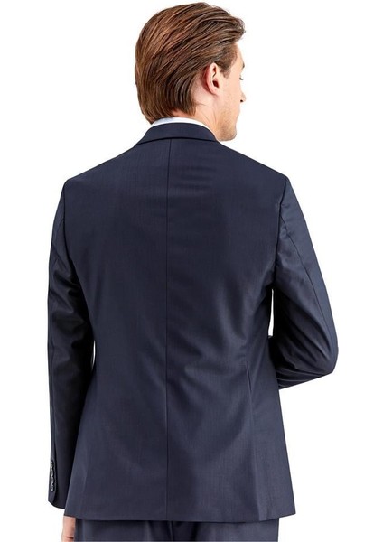 Lacivert Gabardin Kırlangıç Yaka Astarlı 6 Drop Slim Fit Dar Kesim Takım Elbise 1001220011 fırsatları