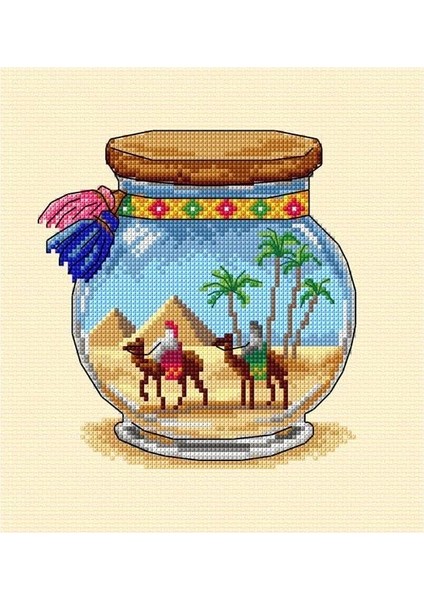 Kanaviçe Kiti (Iplik, Iğne, Kumaş) 7904