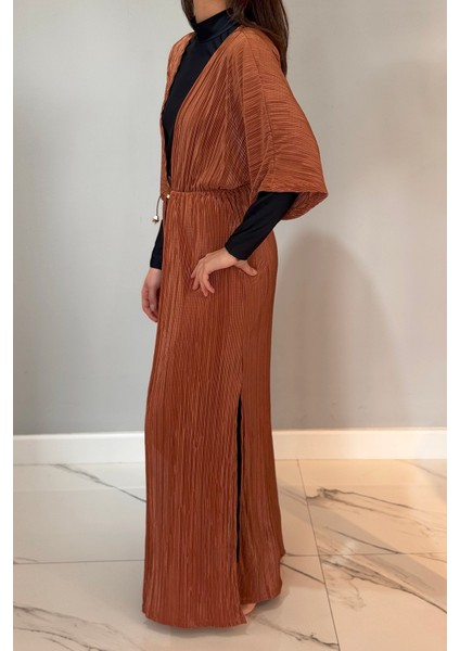 Piliseli Kimono Pareo Kaftan Bağlanabilir RPK004 Kahve fiyatları