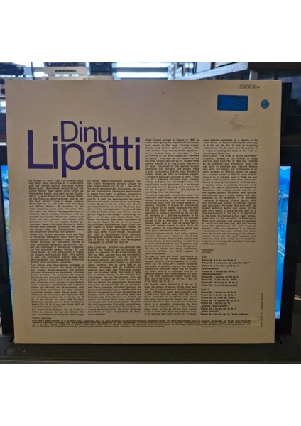 Dinu Lipatti - Frédéric Chopin – Vierzehn Walzer 1973 Baskısı