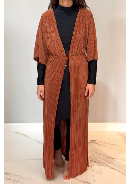 Piliseli Kimono Pareo Kaftan Bağlanabilir RPK004 Kahve fırsatları