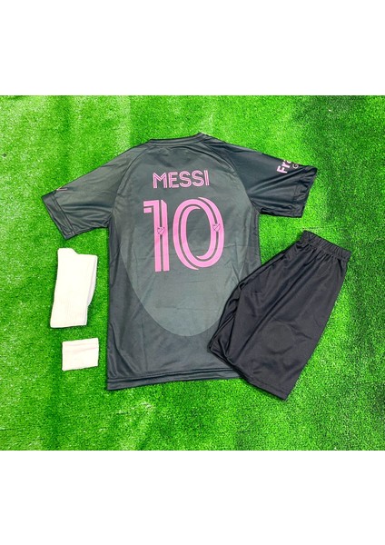 Messi Siyah Çocuk Forması 4'lü