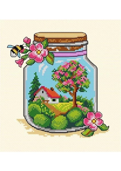 Kanaviçe Kiti (Iplik, Iğne, Kumaş) 7775